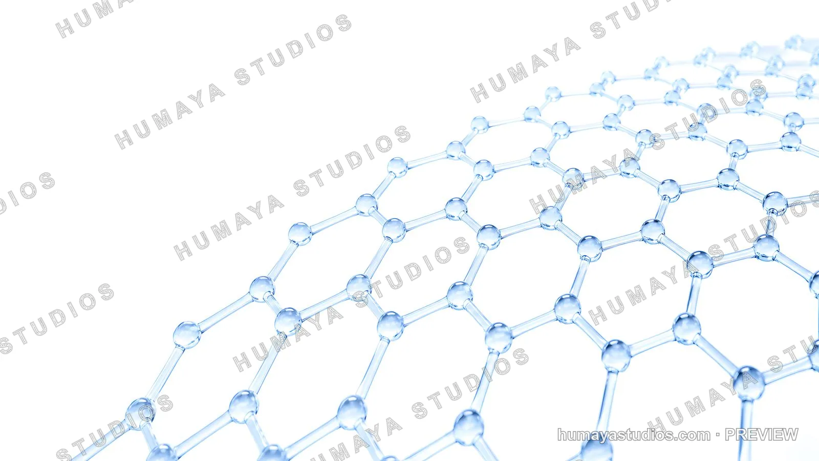 Graphene Nanotube Lattice Structure Molecular Model Illustration