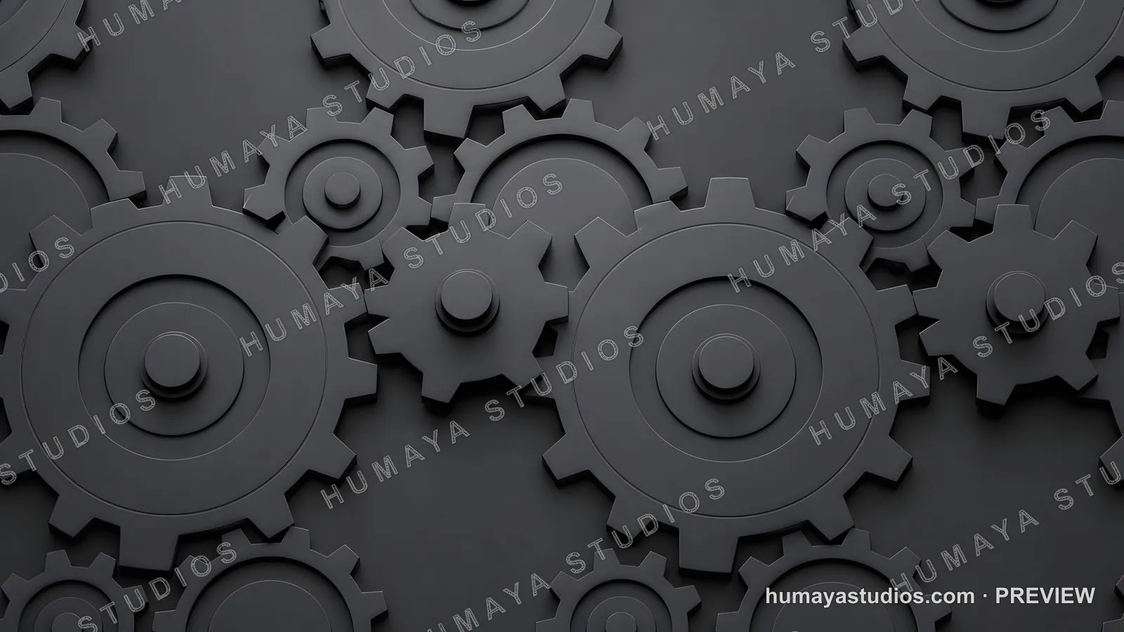 Mechanical Gears Mechanism Background