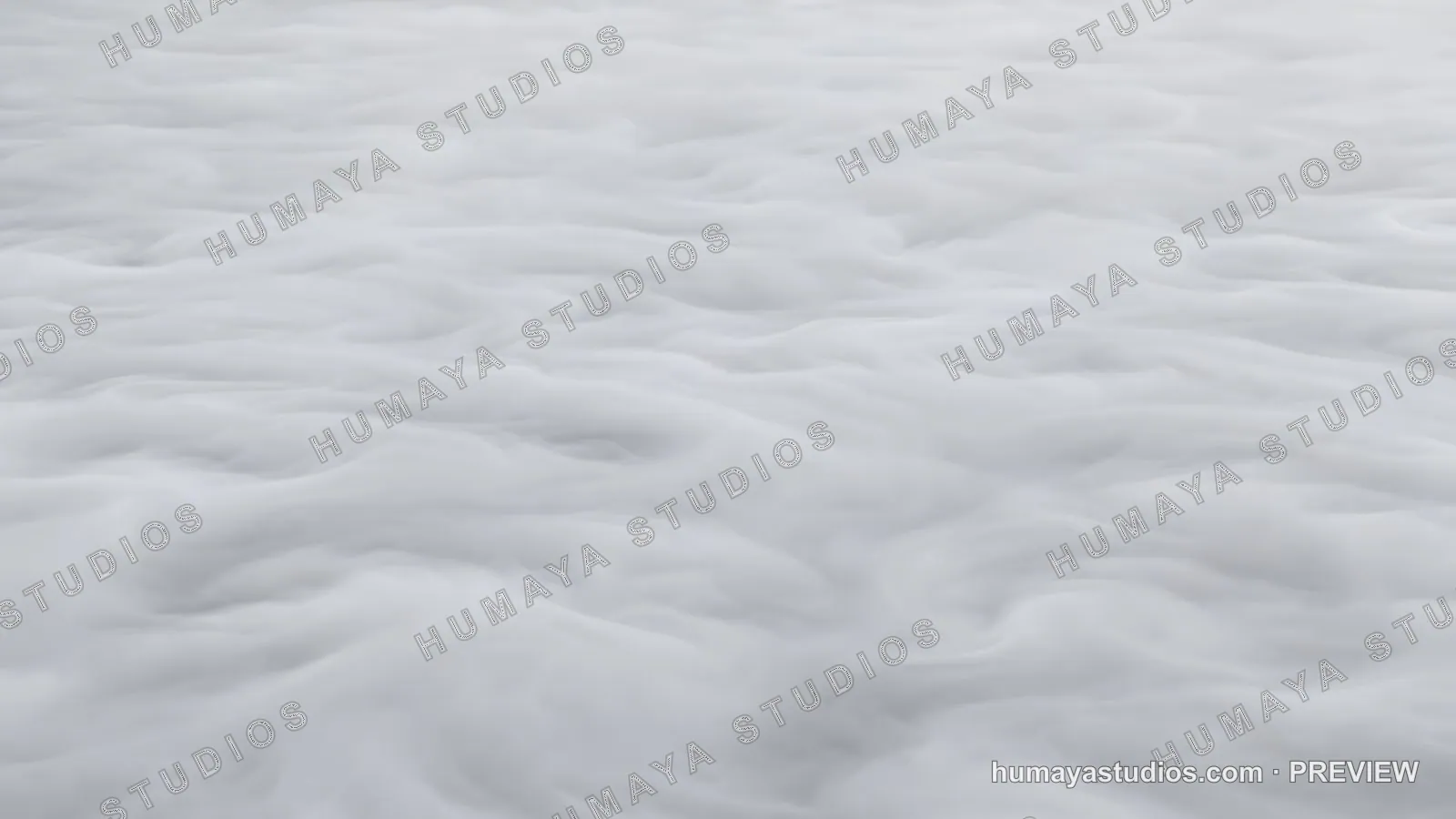 Dense White Smoke or Fog Rolling over a Flat Surface