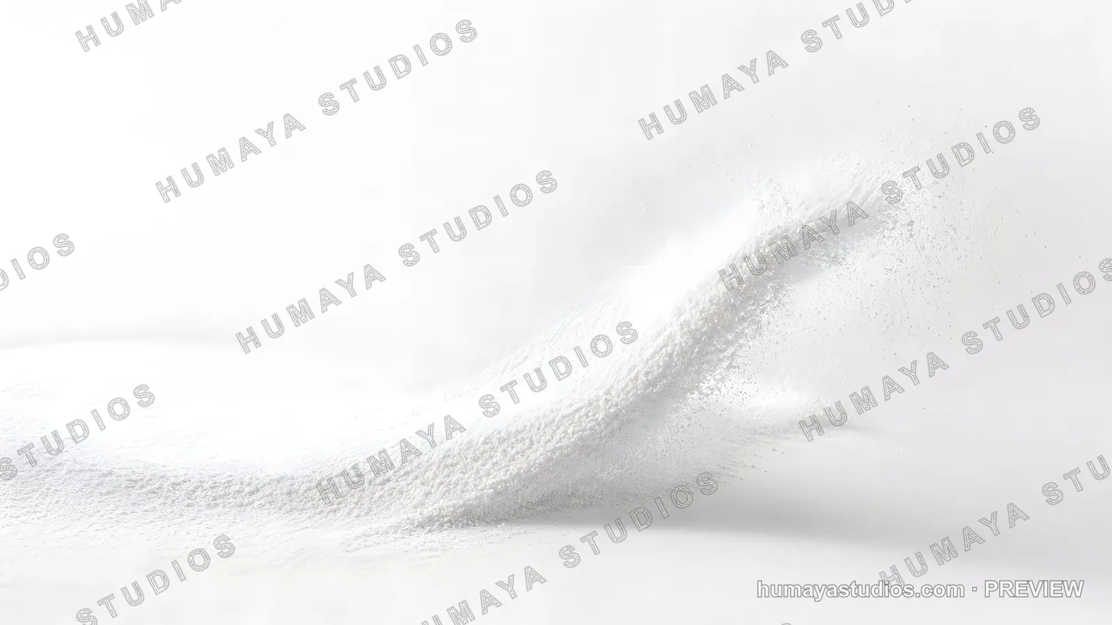 White powder explosion and dust cloud abstract background