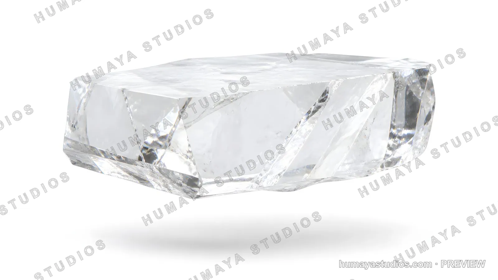 Raw uncut diamond gemstone isolated on white background