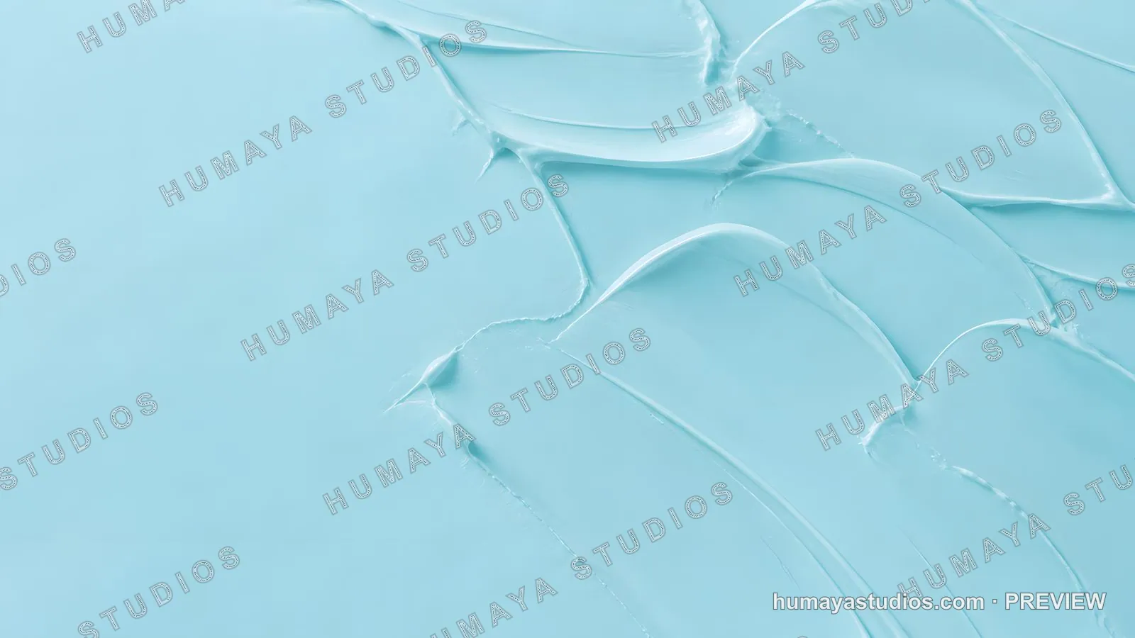 Light Blue Cosmetic Cream Smear Background