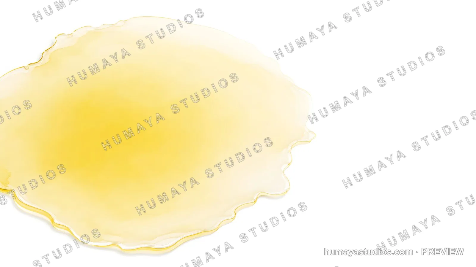 Yellow liquid puddle, oil stain or spilled juice texture