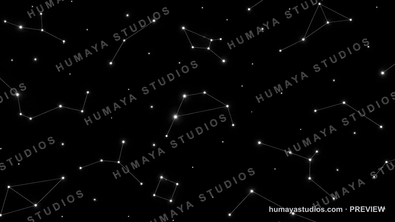 Constellation stars night sky dark background design element