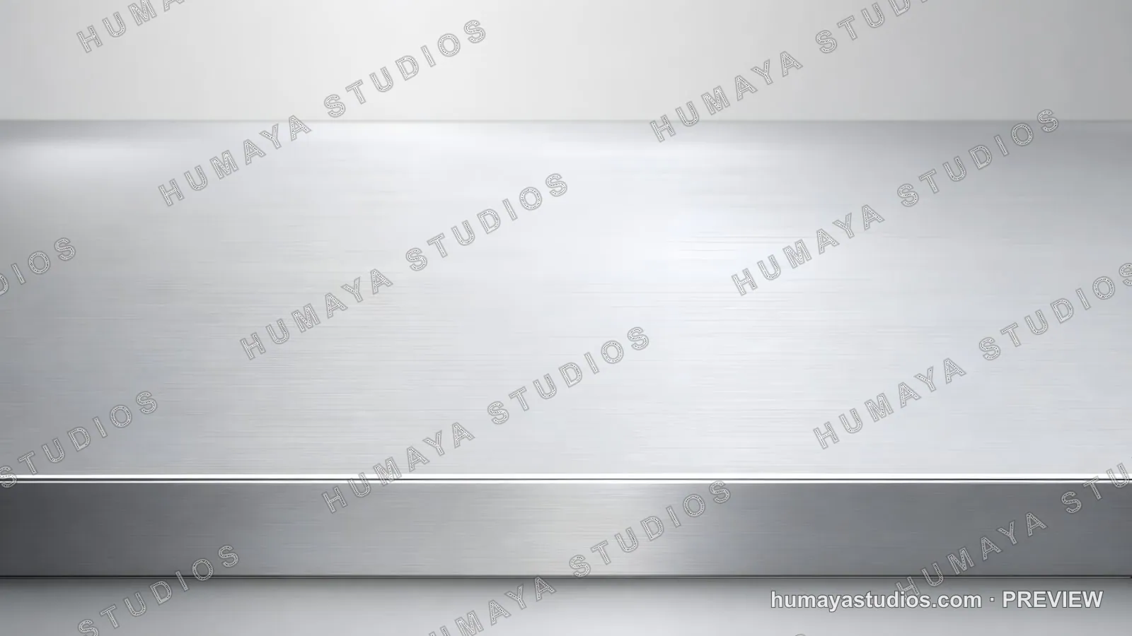 Metal Product Podium Shelf Brushed Steel Background