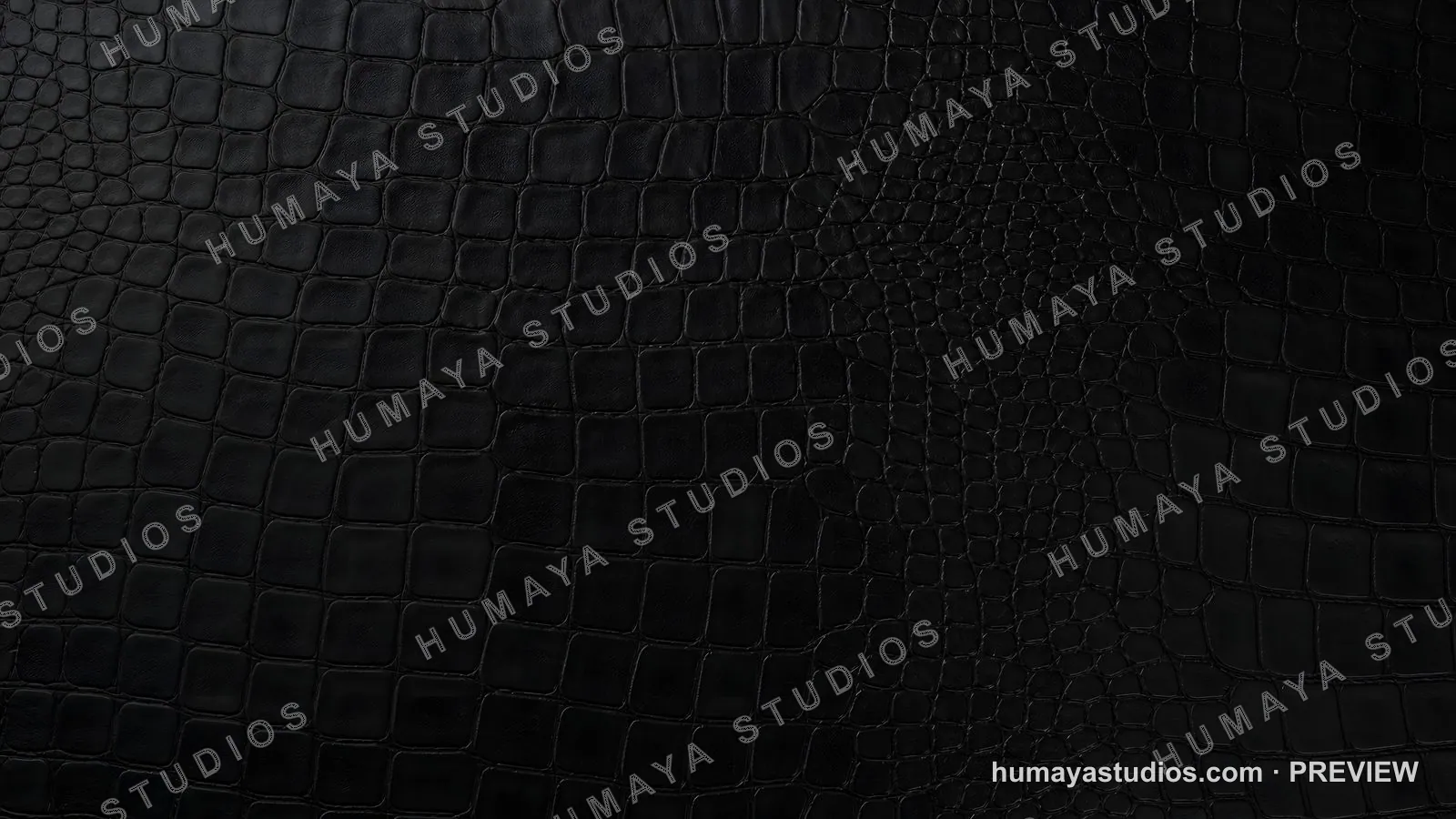 Black Crocodile Leather Texture Background