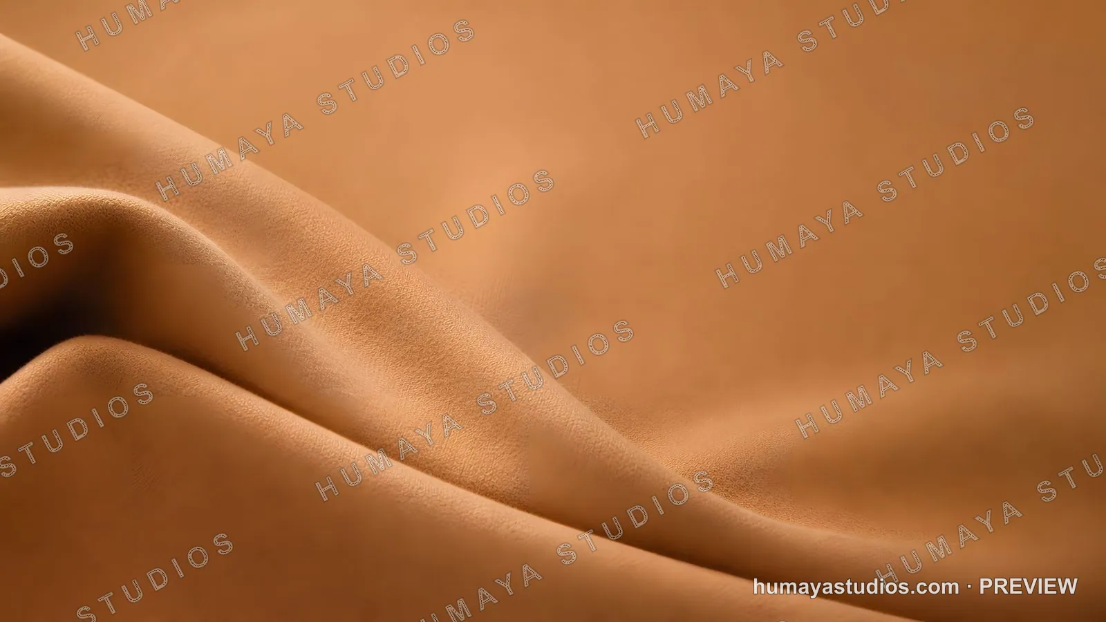Tan Leather Background with Soft Folds