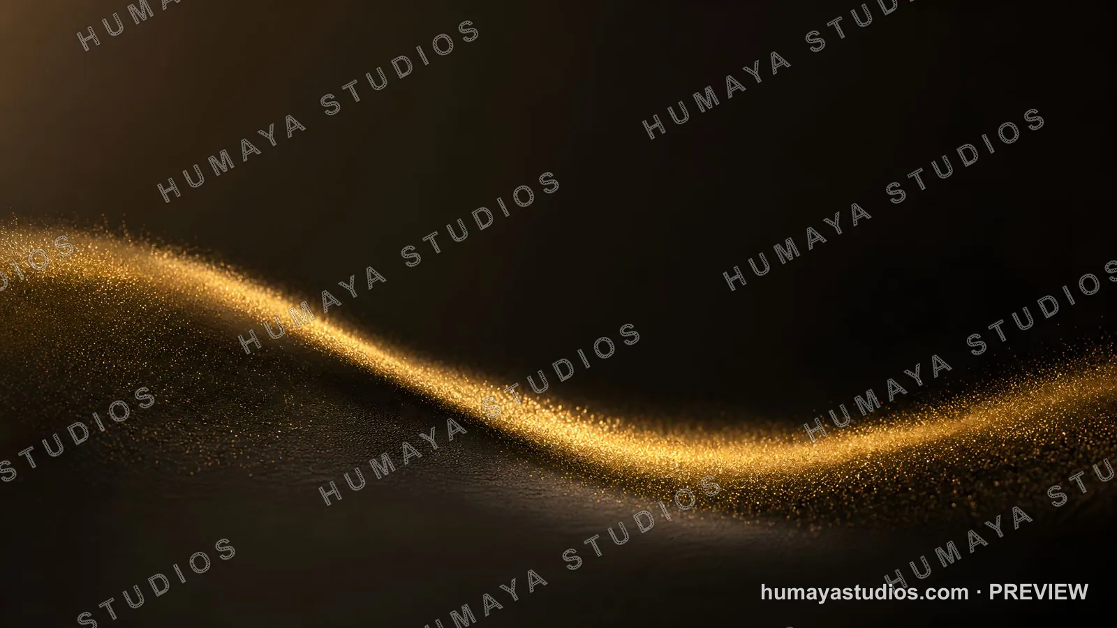 Golden Glitter Wave Dust Sparkle Background