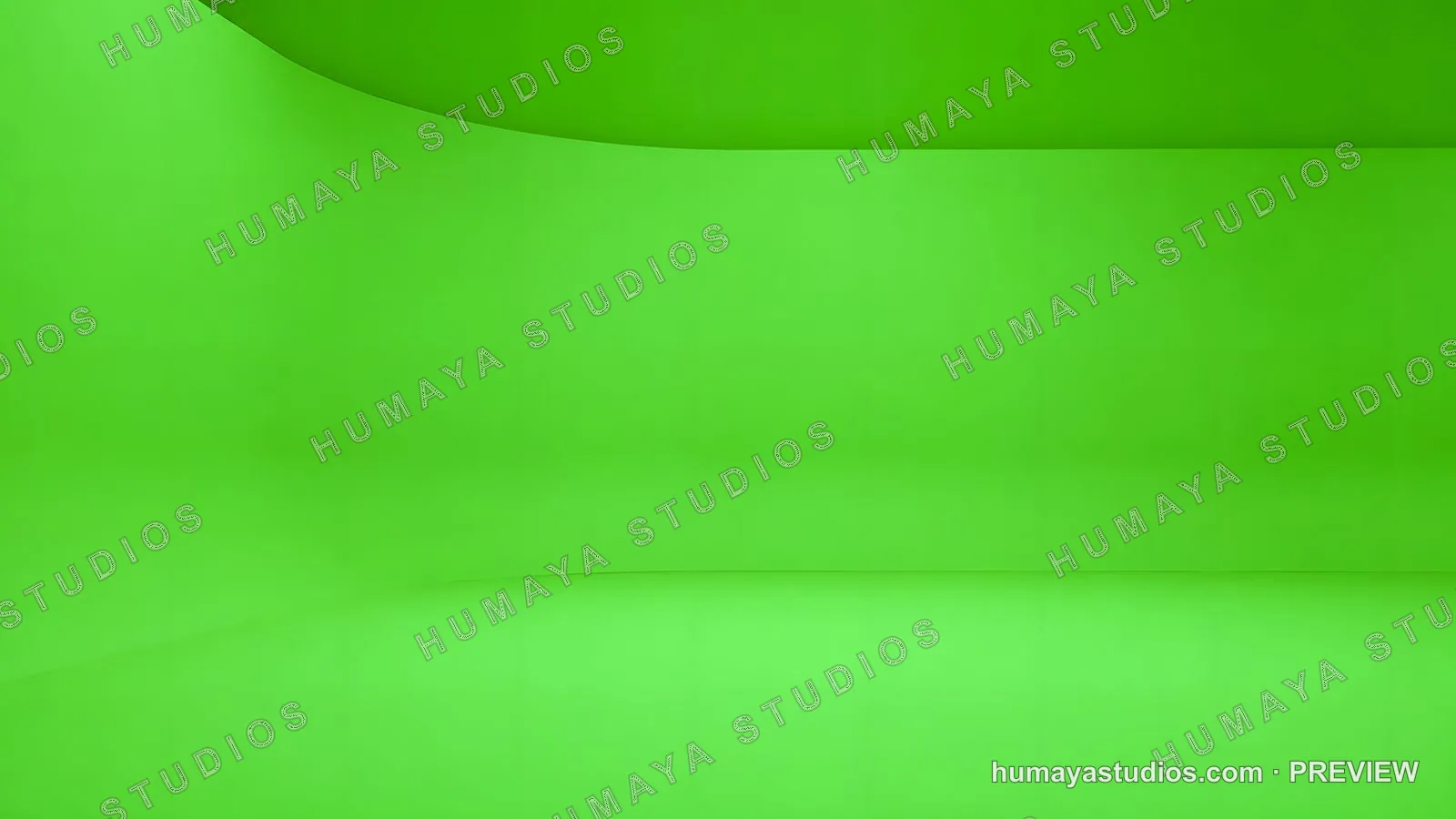 Vibrant Green Cyclorama Studio Backdrop for Production