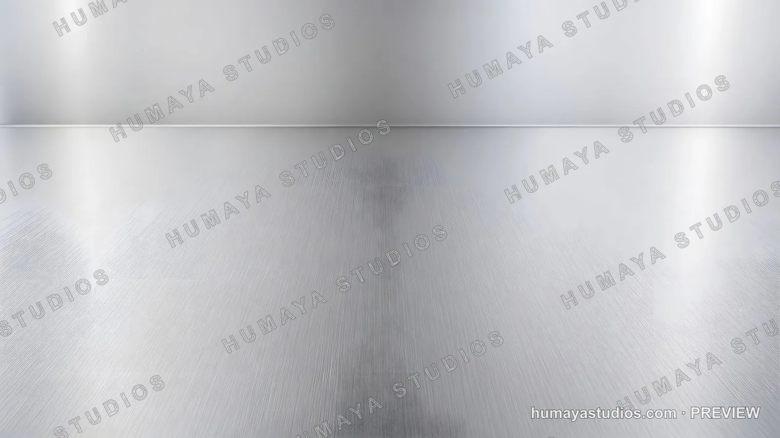 Minimalist metallic studio backdrop with brushed silver texture