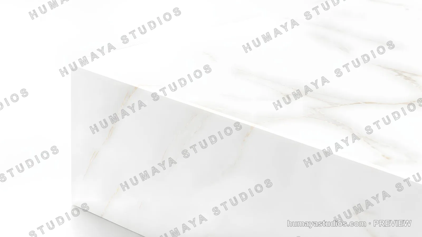 White Marble Podium Platform Product Display Stage
