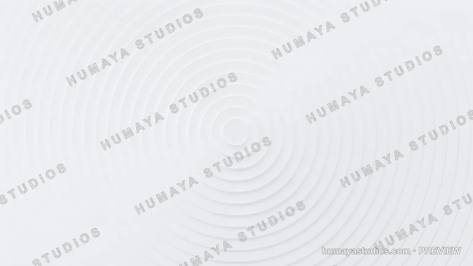 White abstract concentric circles background minimal ripple pattern