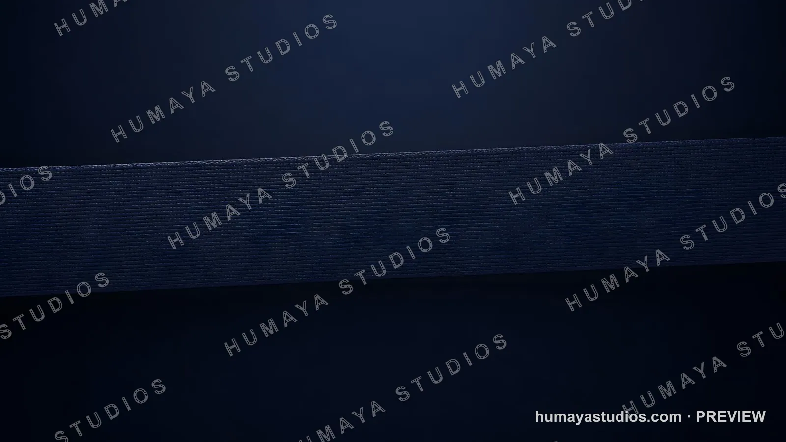 Dark blue elastic band close-up against a minimal background