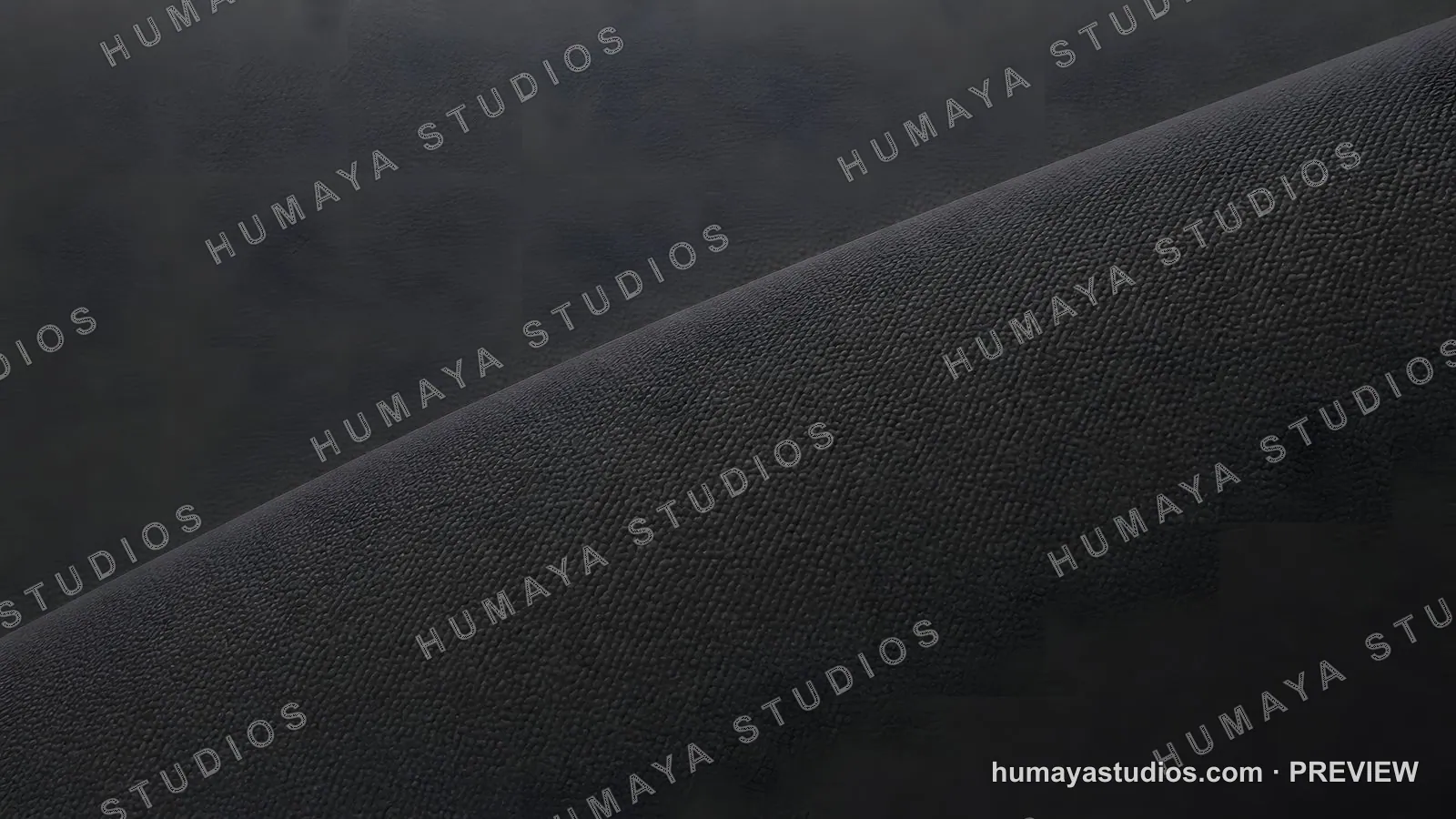 Black textured leatherette material background curve pattern
