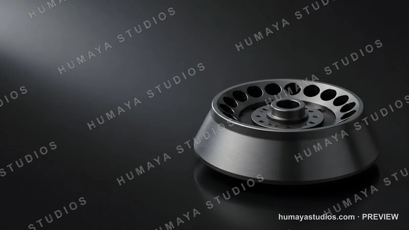 Metal Centrifuge Rotor for Laboratory and Medical Science Equipment