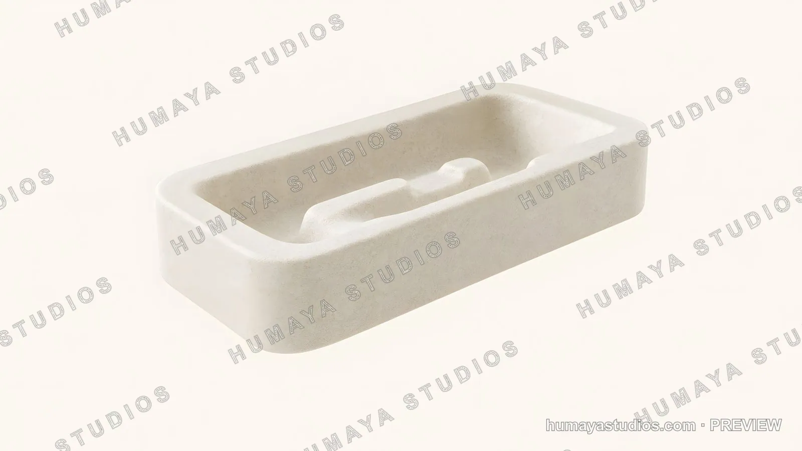 Minimalist stone washbasin modern bathroom interior design