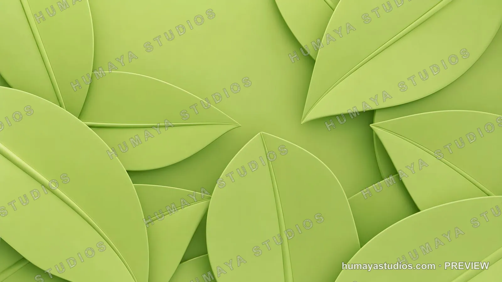 Green Leaf Pattern Background Eco Friendly Design Texture