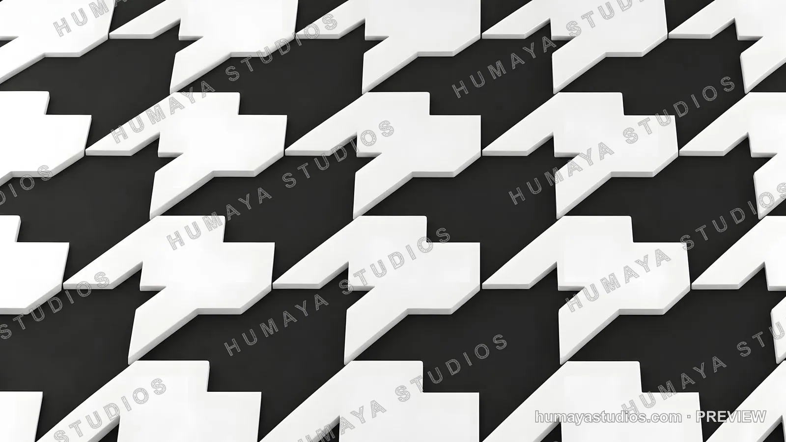 Houndstooth Pattern Background, Black and White Abstract Textures