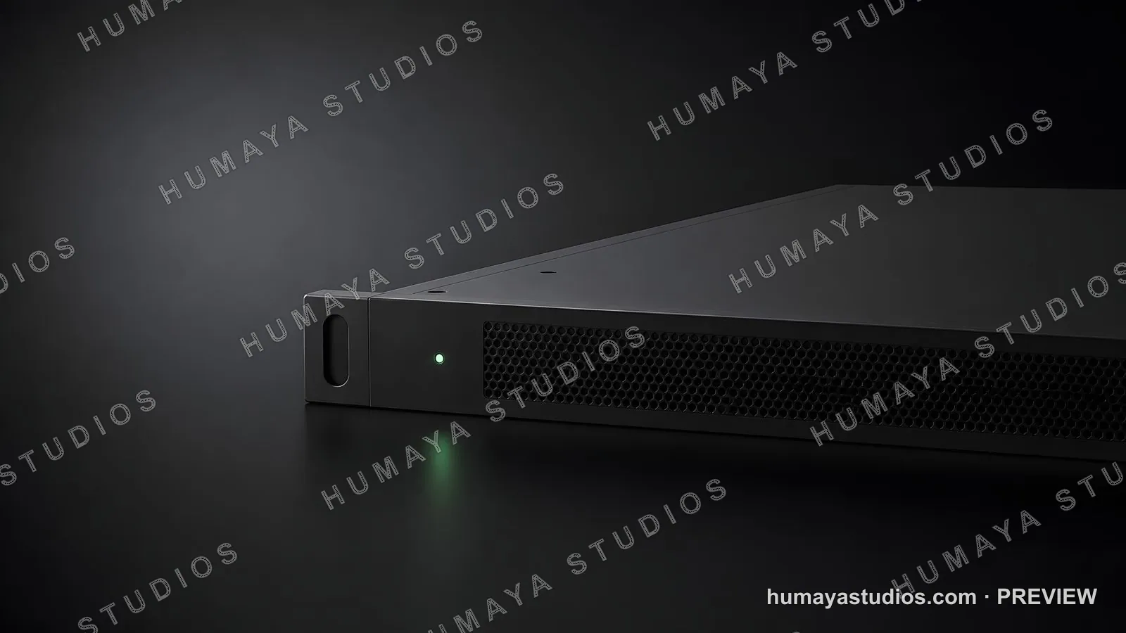 Rackmount Server Network Device with Green Status LED