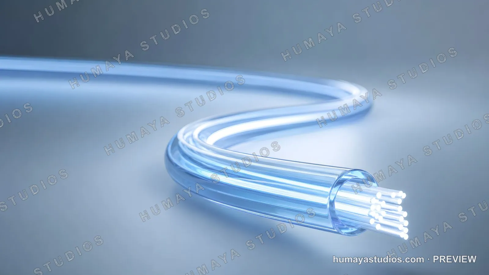 Fiber Optic Cable Transmission Wire Network Background