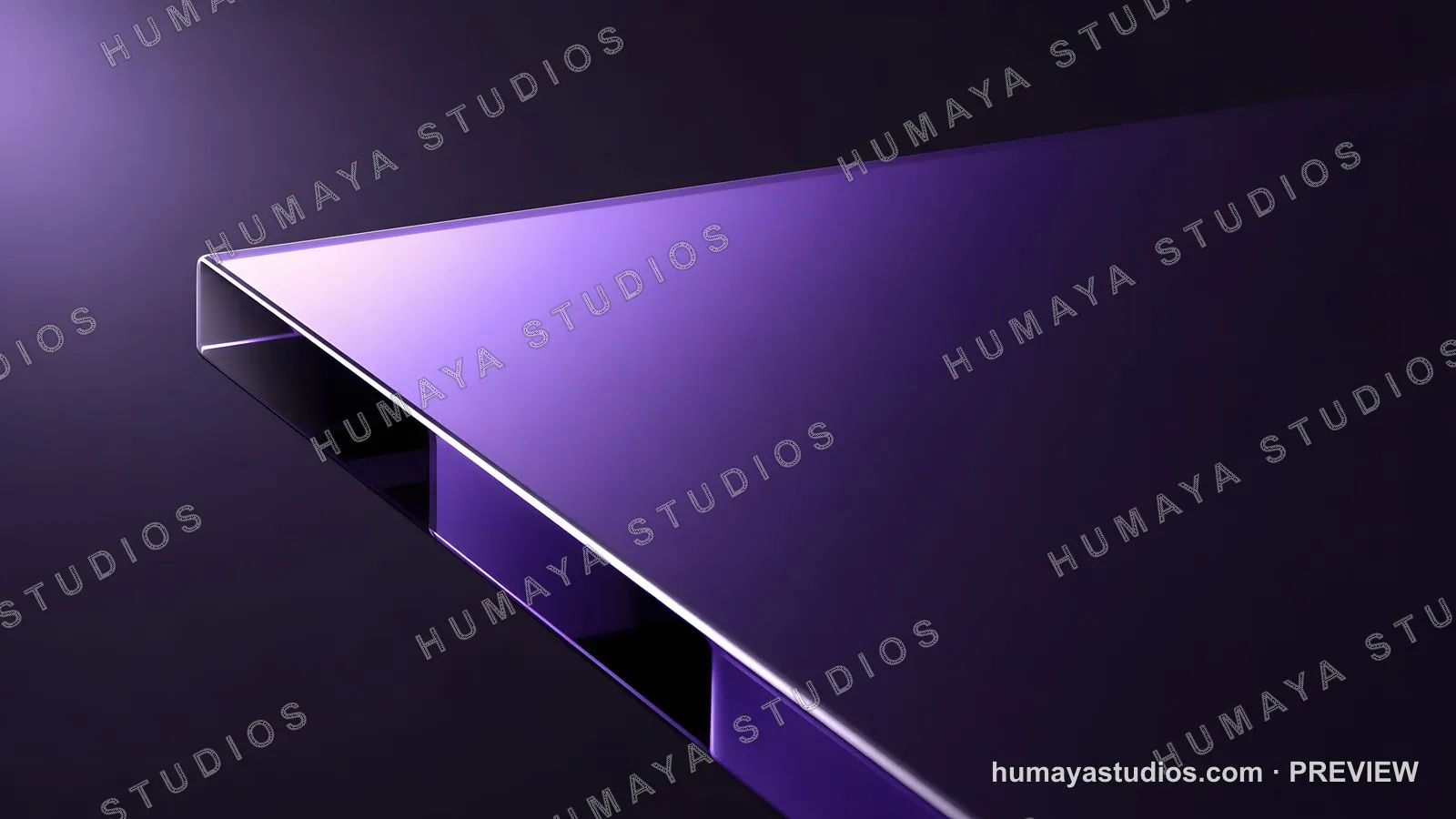 Futuristic Purple Metallic Edge Abstract Background 3D Render