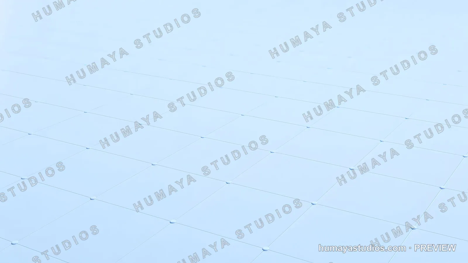 Light Blue Grid Surface Perspective Geometric Background
