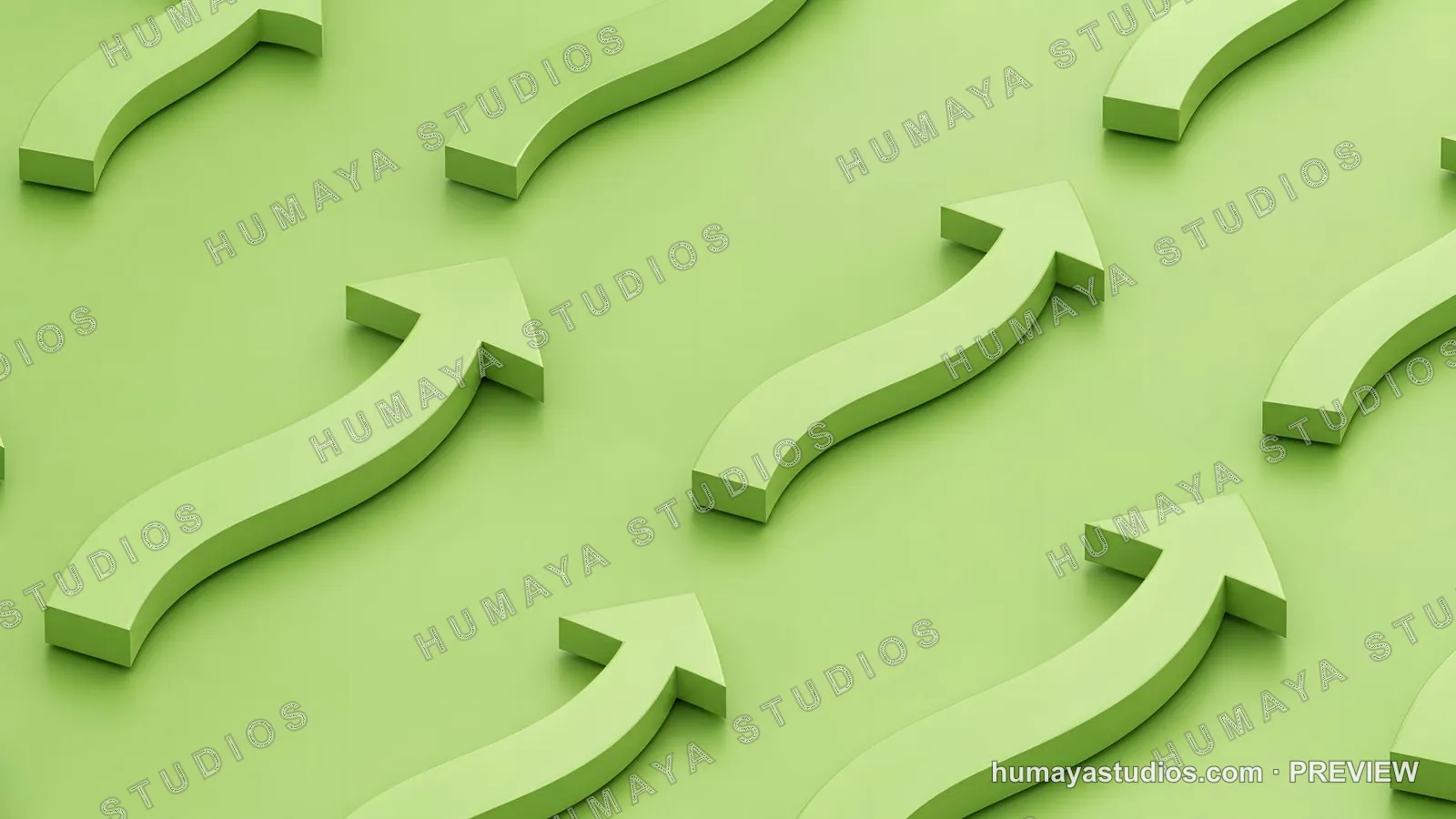 Green arrows pointing up in pattern on monochrome background