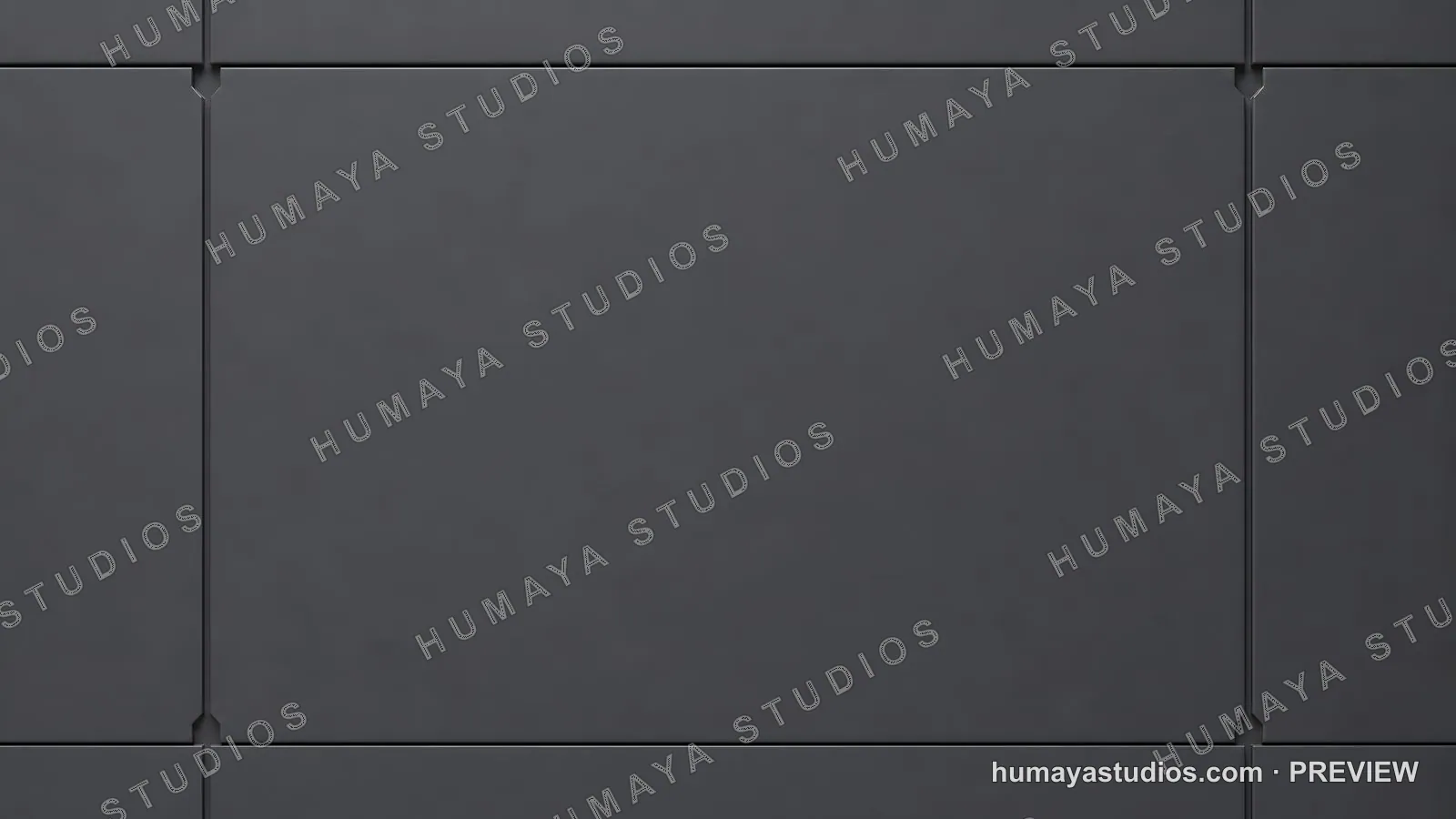 Dark Grey Metallic Wall Panels with Futuristic Panel Lines