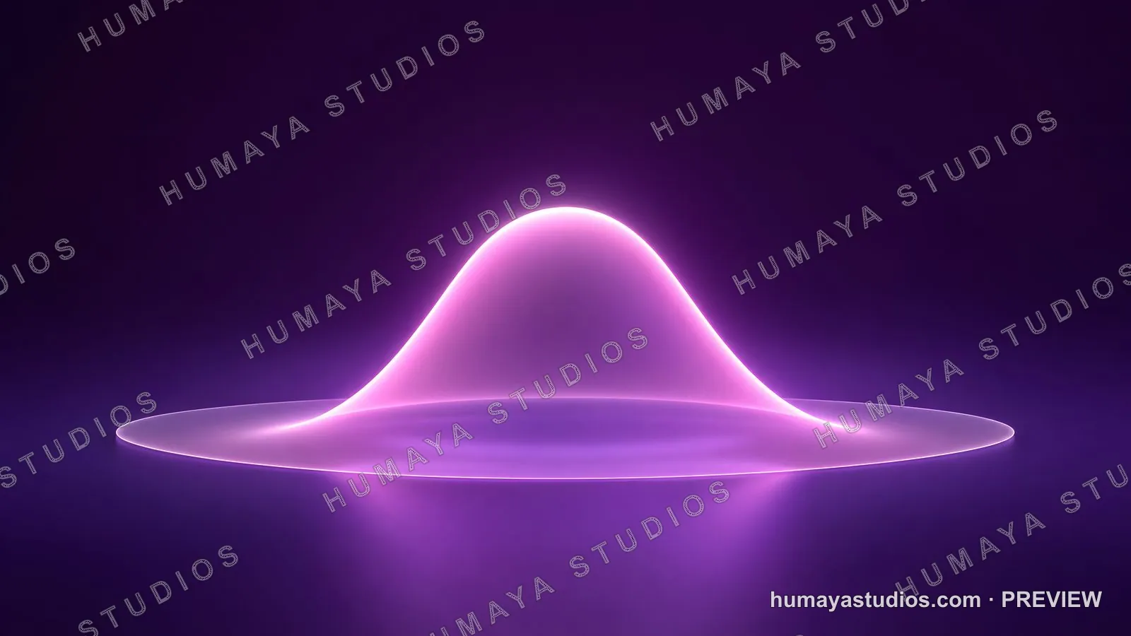 Abstract purple glowing wave shape futuristic background