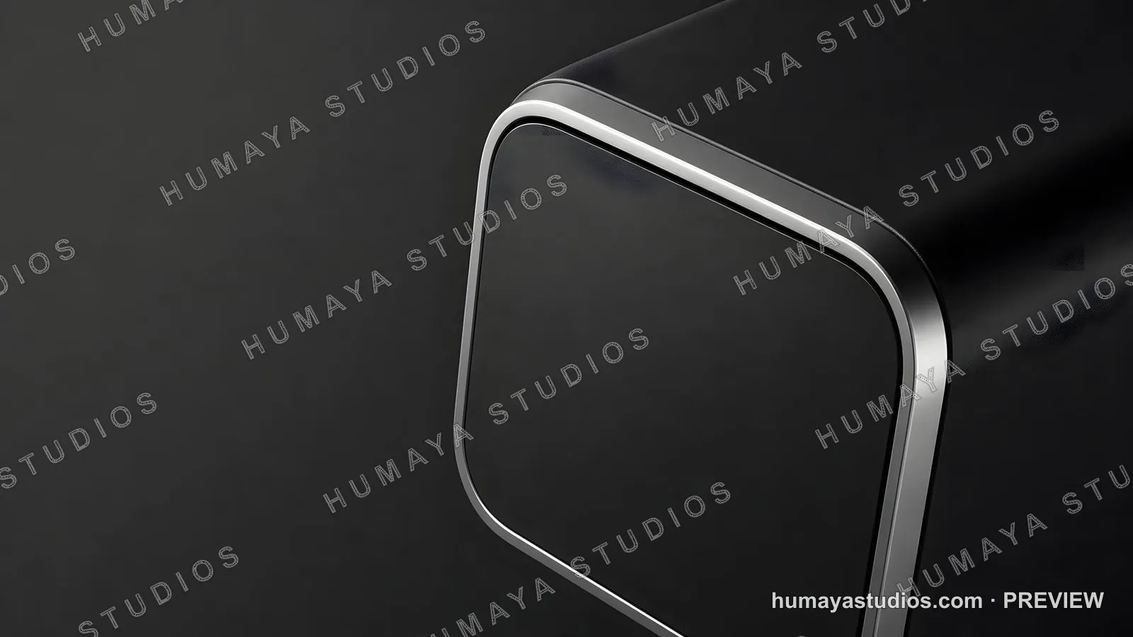 Sleek Modern Soundbar Speaker Close-up on Dark Background