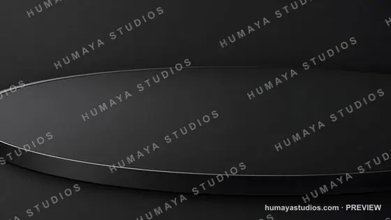 Minimalist Black Podium Stage for Product Display