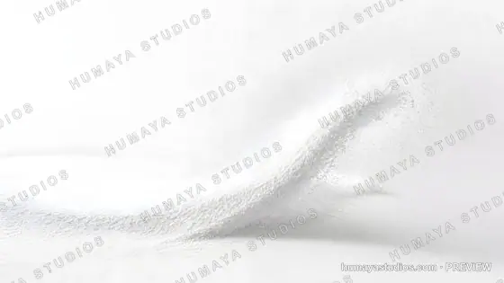 White powder explosion and dust cloud abstract background
