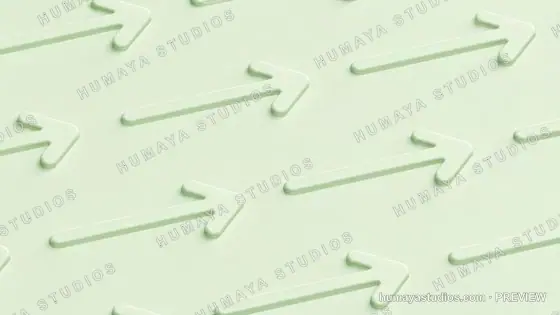 Green arrows pattern on light background
