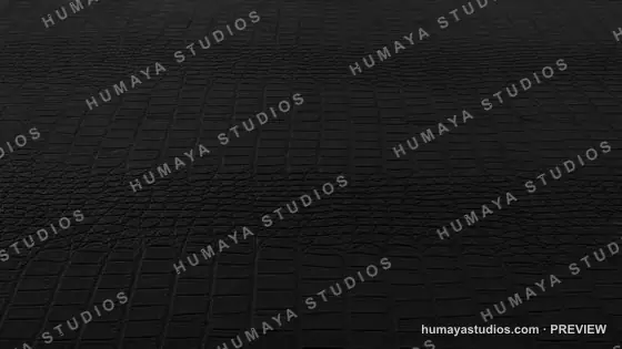 Black Crocodile Leather Texture Background