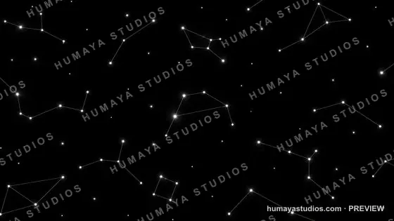 Constellation stars night sky dark background design element