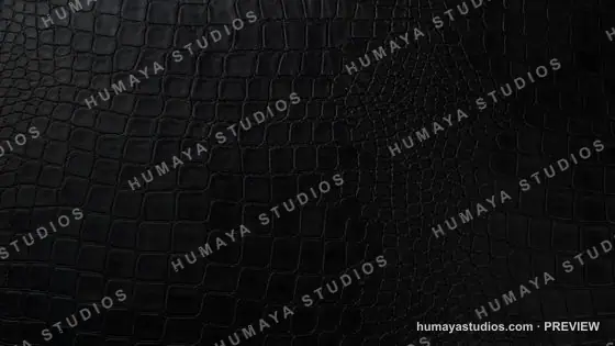 Black Crocodile Leather Texture Background