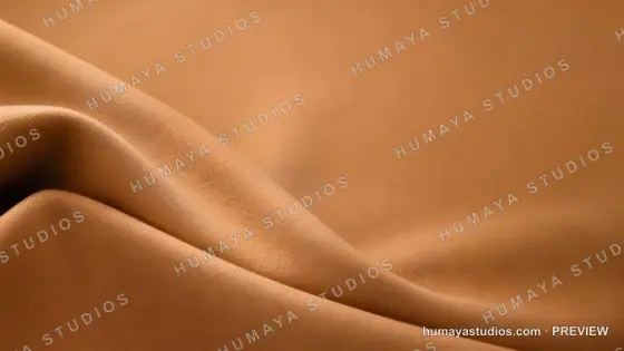 Tan Leather Background with Soft Folds