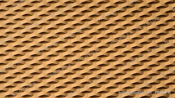 Brown textured paper packing material honeycomb pattern background