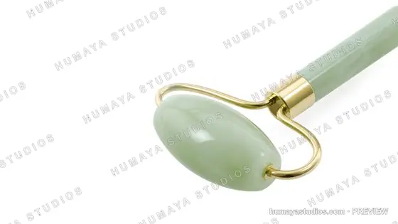 Jade Facial Roller for Skincare and Anti-Aging Massage