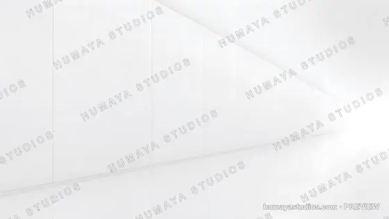 Minimalist White Corridor Abstract Architectural Background