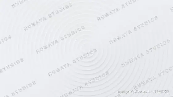 White abstract concentric circles background minimal ripple pattern