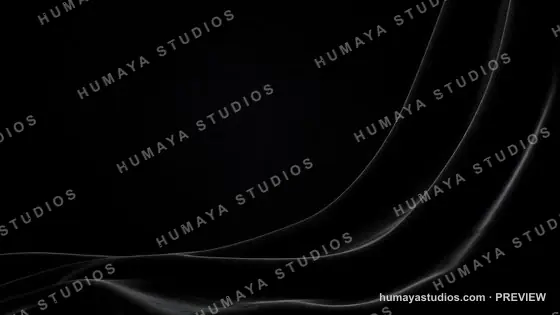 Black Silk Fabric Waves Background