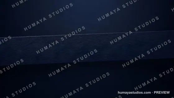 Dark blue elastic band close-up against a minimal background