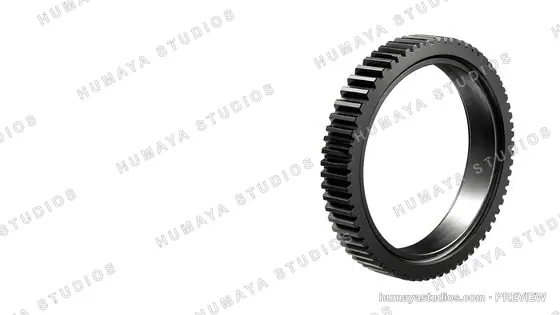 Metal Gear Ring Component for Industrial Machinery and Transmission