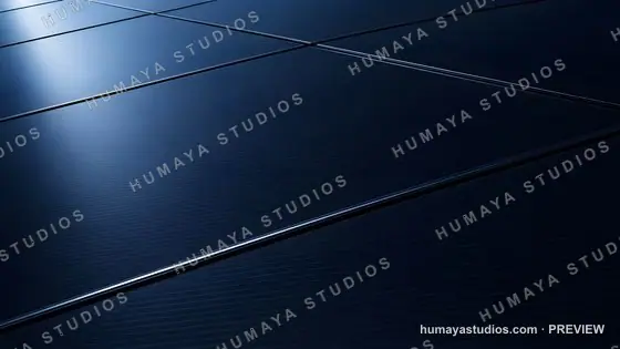 Solar panel array surface, clean energy technology background