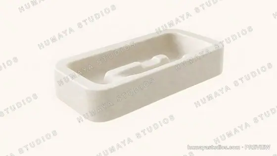 Minimalist stone washbasin modern bathroom interior design