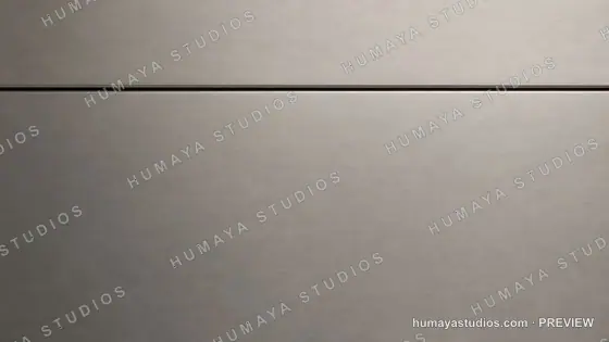 Brushed Metal Texture Background with Horizontal Seam