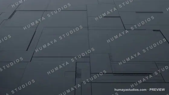 Sci-Fi Grey Metallic Hull Panel Texture