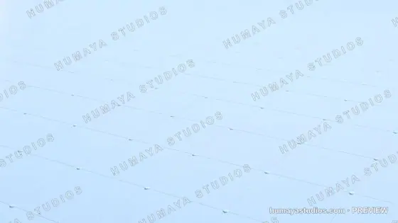 Light Blue Grid Surface Perspective Geometric Background
