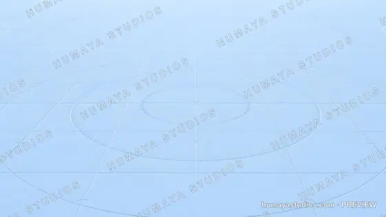 Blue HUD grid background with radar circles and futuristic interface